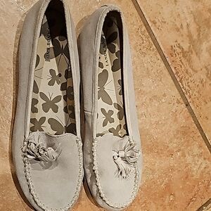 Lands' End Women's Light Gray Loafers